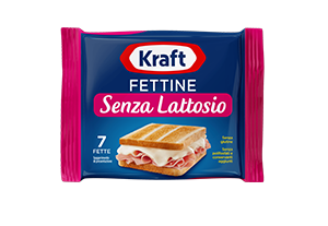 Fettine di Formaggio Fuso Senza Lattosio